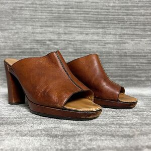 Paul Green Presley Saddle leather heels sz 6.5